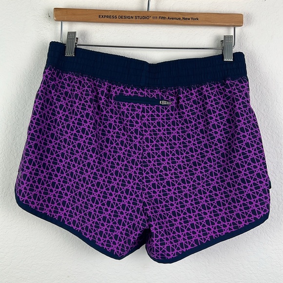 Champion Women Junior Blue and Purple Lined Running Shorts Women Junior Medium - Picture 6 of 6